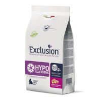Сухой корм Exclusion Италия Hypoallergenic для кошек с пищевой аллергией со свининой