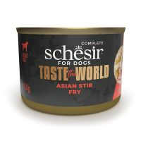 Влажный корм Schesir Италия Taste the World натуральные консервы для собак курица по-азиатски в бульоне