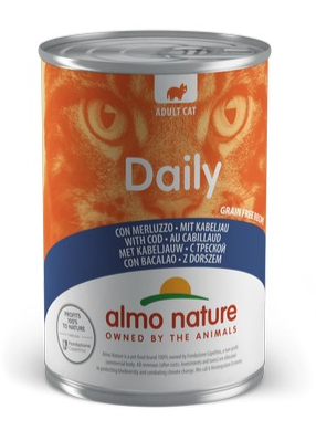 Влажный корм Almo Nature Италия Daily Cat Cans для кошек со вкусом щепы