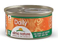 Влажный корм Almo Nature Италия Daily Cat для кошек, мусс со вкусом тунца