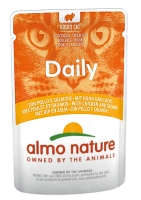 Влажный корм Almo Nature Италия Daily Cat для кошек, пауч, со вкусом курицы с лососем