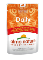 Влажный корм Almo Nature Италия Daily Cat для кошек, пауч, со вкусом курицы с говядиной