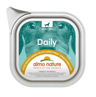Влажный корм Almo Nature Италия Daily Dog для собак со вкусом курицы, ветчины и сыра