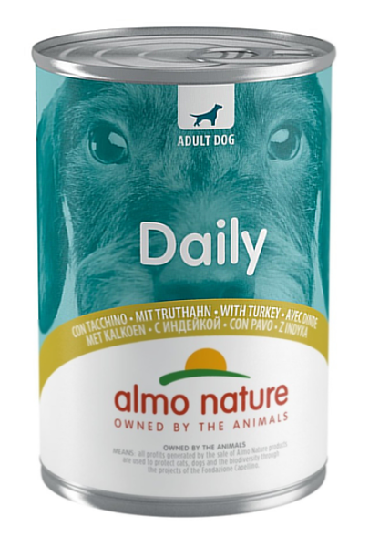 Влажный корм Almo Nature Италия Daily Dog для собак со вкусом индейки