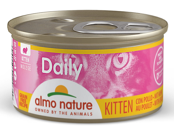 Влажный корм Almo Nature Италия Daily Kitten для котят со вкусом курицы
