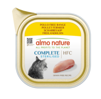 Влажный корм Almo Nature Италия HFC Cat Complete Sterilised корм для стерилизованных кошек со вкусом курицы свободного выгула