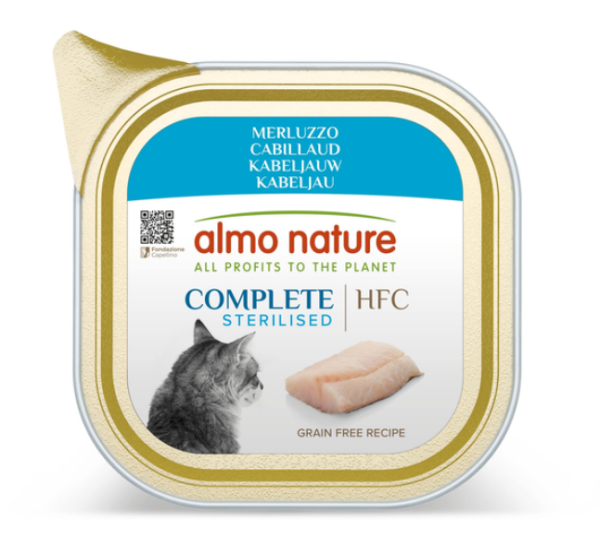 Влажный корм Almo Nature Италия HFC Cat Complete Sterilised корм для стерилизованных кошек со вкусом щепы
