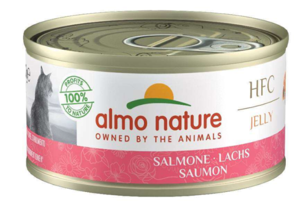 Влажный корм Almo Nature Италия HFC Cat Jelly для кошек со вкусом лосося
