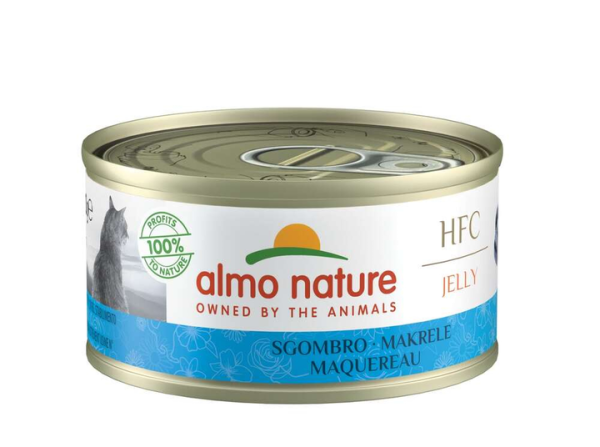 Влажный корм Almo Nature Италия HFC Cat Jelly для кошек со вкусом скумбрии
