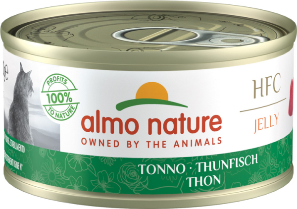 Влажный корм Almo Nature Италия HFC Cat Jelly для кошек со вкусом тунца