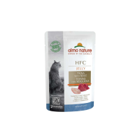 Влажный корм Almo Nature Италия HFC Cat Jelly для кошек, пауч со вкусом тунца и камбалы