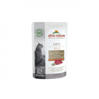 Влажный корм Almo Nature Италия HFC Cat Jelly для кошек, пауч со вкусом тунца и малек