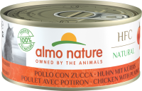 Влажный корм Almo Nature Италия HFC Cat Natural для кошек со вкусом курицы с тыквой
