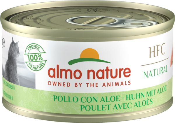Влажный корм Almo Nature Италия HFC Cat Natural для кошек со вкусом курицы с алоэ
