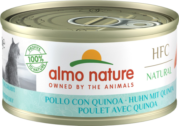 Влажный корм Almo Nature Италия HFC Cat Natural для кошек со вкусом курицы из киноа