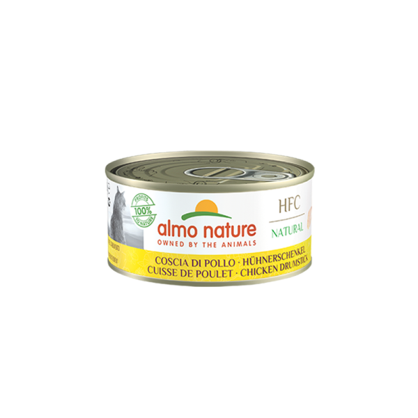 Влажный корм Almo Nature Италия HFC Cat Natural для кошек со вкусом куриной голени