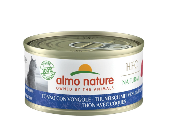 Влажный корм Almo Nature Италия HFC Cat Natural для кошек со вкусом тунца с моллюсками