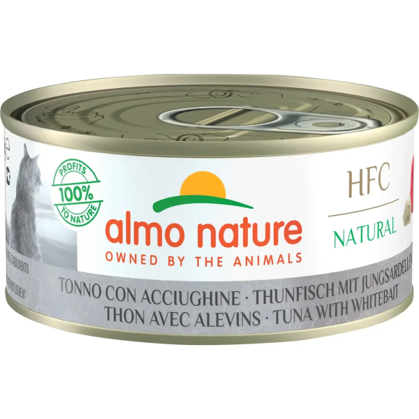 Влажный корм Almo Nature Италия HFC Cat Natural для кошек со вкусом тунца с мальками