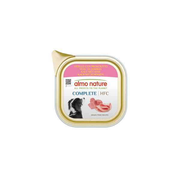 Влажный корм Almo Nature Италия HFC Dog Complete для собак со вкусом телятины с ветчиной