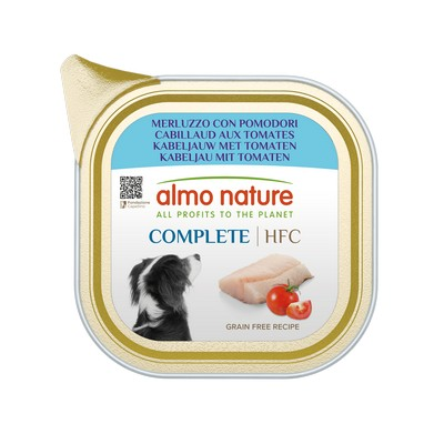 Влажный корм Almo Nature Италия HFC Dog Complete для собак со вкусом трески с томатами