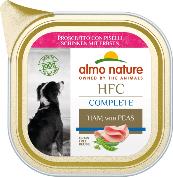 Влажный корм Almo Nature Италия HFC Dog Complete для собак со вкусом ветчины с горохом