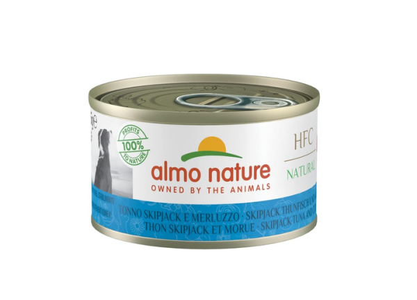 Влажный корм Almo Nature Италия HFC Dog Natural для собак со вкусом полосатого тунца и щепы