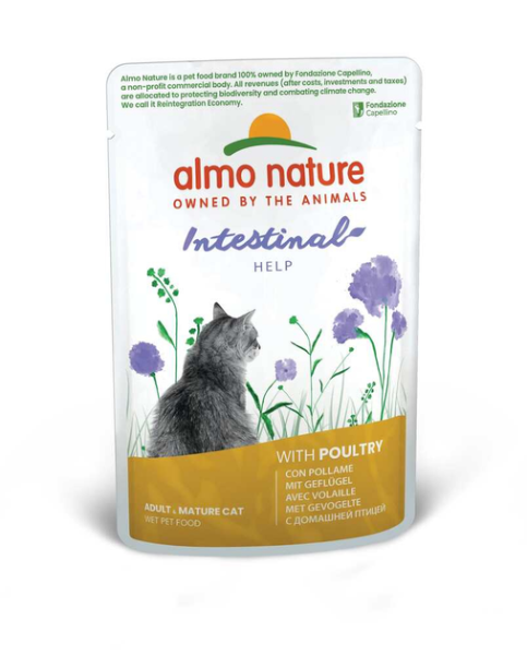 Влажный корм Almo Nature Италия Holistic Functional Cat Digestive Help для кошек с чувствительным пищеварением со вкусом птицы
