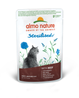 Влажный корм Almo Nature Италия Holistic Functional Cat Sterilised для стерилизованных кошек со вкусом говядины