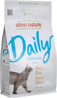 Сухой корм Almo Nature Италия Daily Cat Sterilised для стерилизованных кошек со вкусом тунца