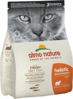 Сухий корм Almo Nature Італія Holistic Cat для котів зі смаком жирної риби