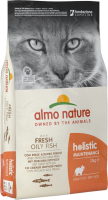 Сухой корм Almo Nature Италия Holistic Cat для кошек со вкусом жирной рыбы