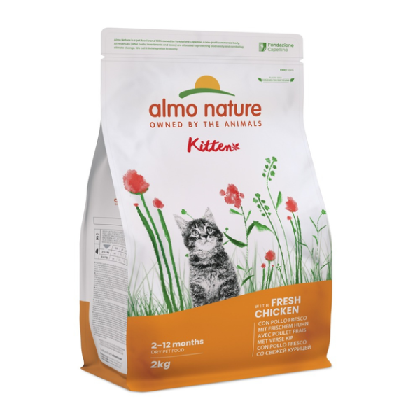 Сухой корм Almo Nature Италия Kitten для котят со вкусом курицы