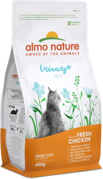 Сухой корм Almo Nature Италия Cat Adult Functional Urinary Help для кошек с эффектом профилактики мочекаменных болезней со вкусом курицы