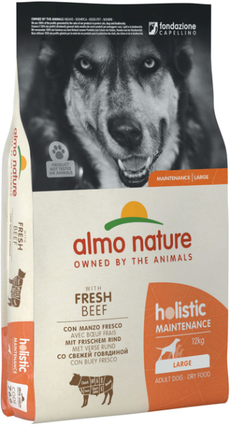Сухий корм Almo Nature Італія Holistic Dog Adult Large для собак великих порід зі смаком яловичини