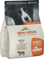 Сухой корм Almo Nature Италия Holistic Dog Adult Medium-Large для собак средних и крупных пород со вкусом говядины