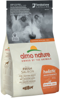 Сухий корм Almo Nature Італія Holistic Dog Adult Small для собак малих порід зі смаком лосося