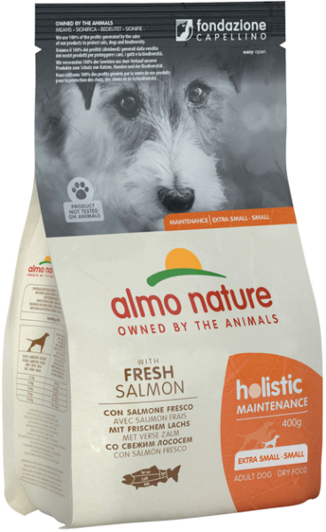Сухий корм Almo Nature Італія Holistic Dog Adult Small для собак малих порід зі смаком лосося