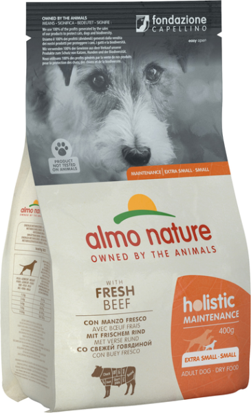 Сухий корм Almo Nature Італія Holistic Dog Adult Small для собак малих порід зі смаком яловичини