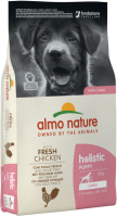 Сухой корм Almo Nature Италия Holistic Dog Adult Medium для щенков средних пород со вкусом курицы