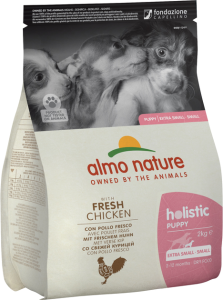 Сухий корм Almo Nature Італія Holistic Dog Adult Small для цуценят малих порід зі смаком курки