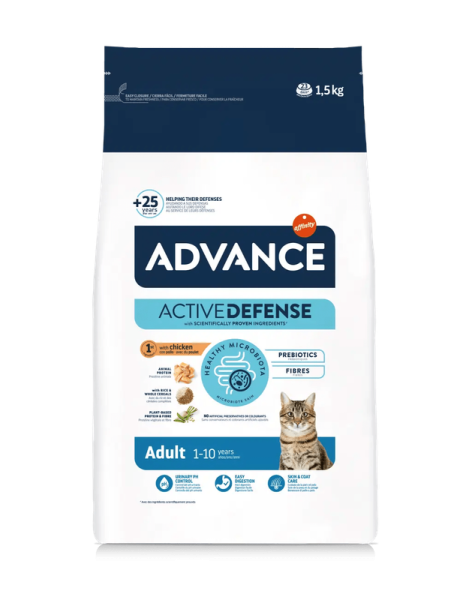 Сухий корм Advance Іспанія для дорослих котів з куркою та рисом