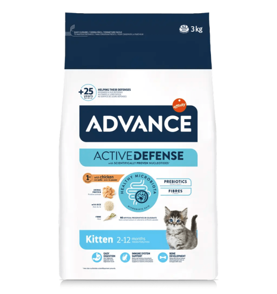 Сухой корм Advance Испания Kitten для котят с курицей