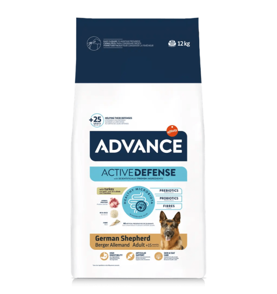 Сухий корм Advance Іспанія German Shepherd для німецьких вівчарок з індичкою та рисом