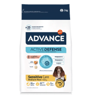 Сухой корм Advance Испания Med/Maxi Sensitive Salmon&Rice для взрослых собак с чувствительным пищеварением лосось и рис