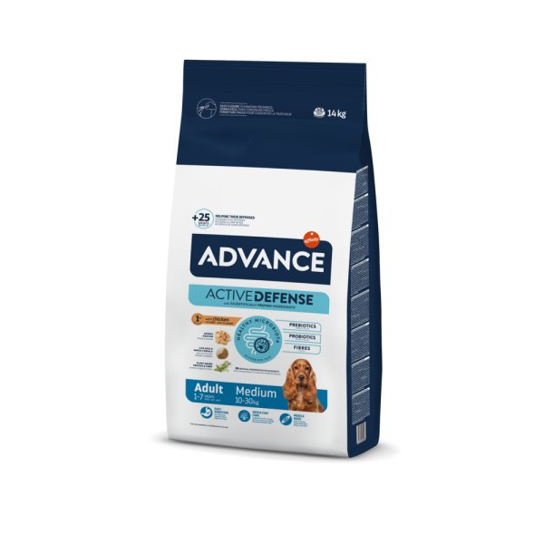 Сухой корм Advance Испания Medium для взрослых собак средних пород с курицей и рисом