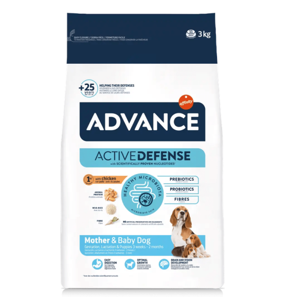 Сухий корм Advance Іспанія Mother Dog & Initial для вагітних, годуючих собак і цуценят усіх порід з куркою та рисом
