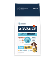 Сухой корм Advance Испания Puppy Sensitive для щенков всех пород с чувствительным пищеварением с лососем и рисом