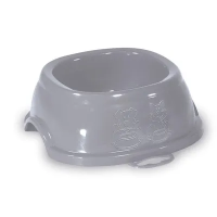 Stefanplast Италия Миска пластиковая "Break 1", серая/голубая