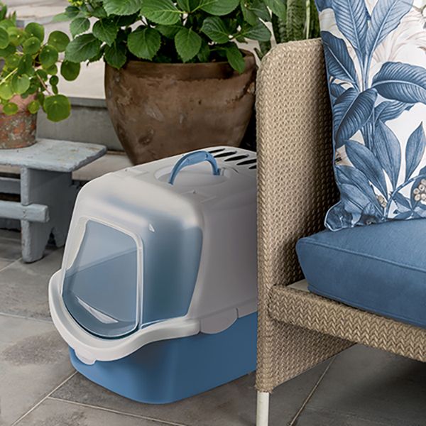 Stefanplast Италия Туалет с фильтром "Cathy Easy Clean", голубой