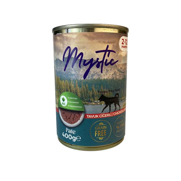 Вологий корм Mystic Туреччина Паштет для цуценят зі смаком курки та лівера